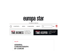 Tablet Screenshot of europastar.com